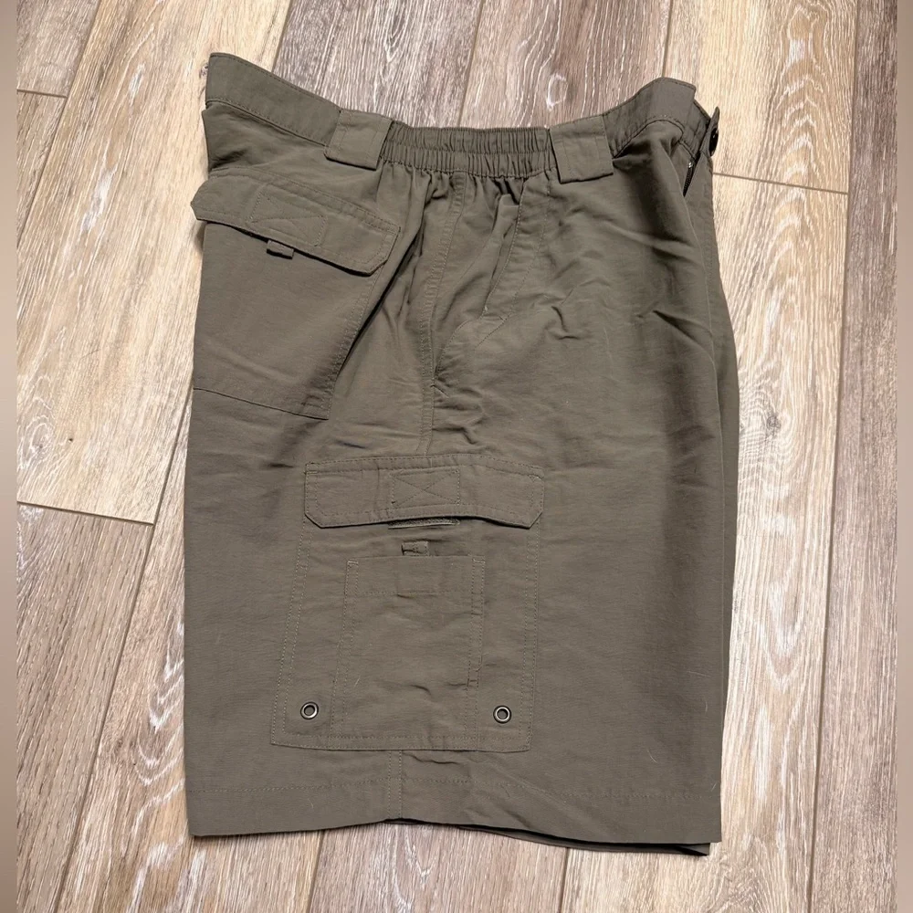 Reel Legends green Performance Shorts With Elastic Side waist for comfort